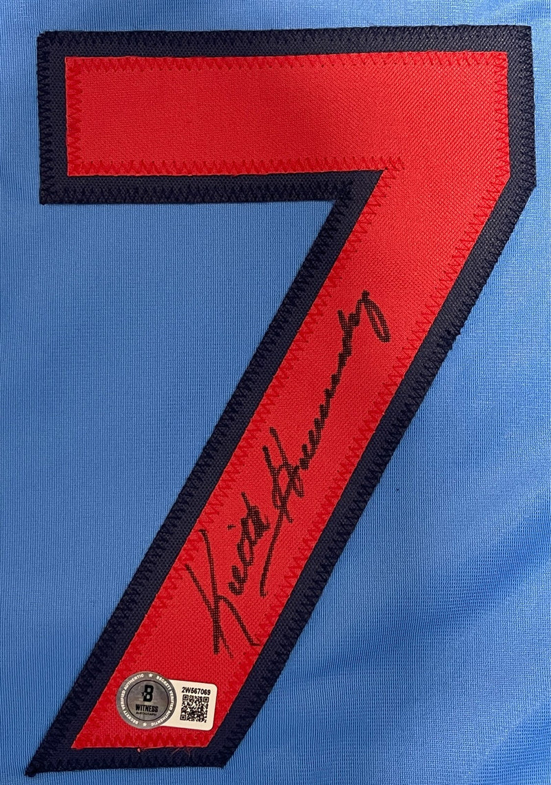 Keith Hernandez Signed St Louis Cardinals Custom Jersey Beckett Witness BAS COA