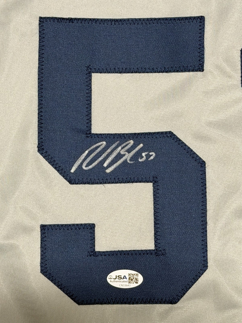 David Bednar Signed Autographed New York Yankees Custom Jersey JSA COA