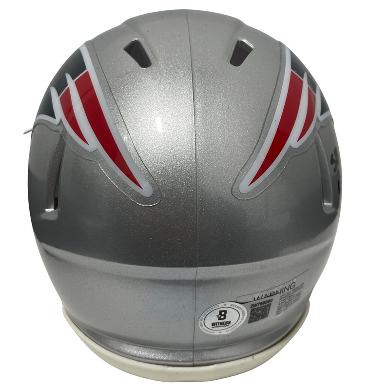 Rob Ninkovich Signed Patriots Speed Mini Helmet w/ SB XLIX LI Beckett W BAS COA