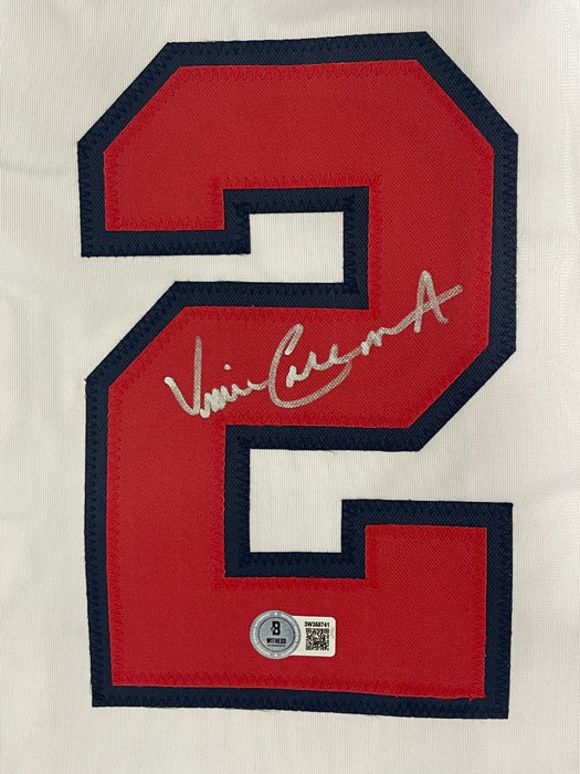 Vince Coleman Signed St Louis Cardinals Custom Jersey Beckett Witness BAS COA