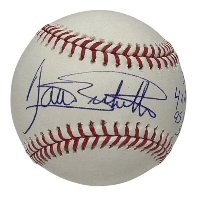 Dante Bichette Signed Autographed ROMLB Baseball w/ 5x Insc JSA COA Rockies