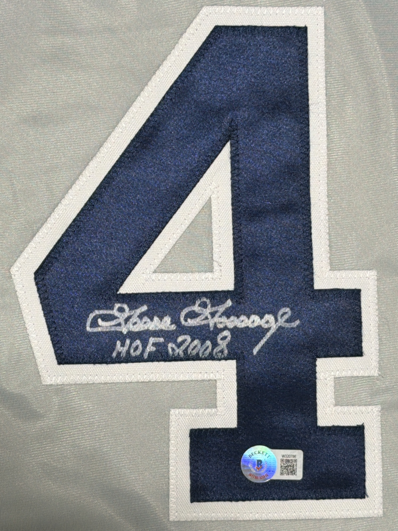 Goose Gossage Signed Yankees Custom Jersey w/ HOF 2000 Beckett Witness BAS COA