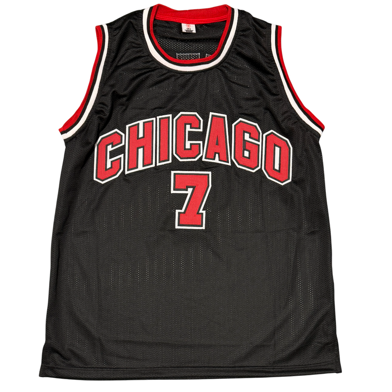 Toni Kukoc Signed Autographed Chicago Bulls Custom Jersey JSA Witness COA