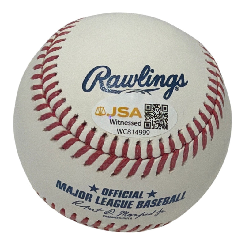 Chuck Knoblauch Signed ROMLB Baseball w/ F**k The Red Sox JSA Witness COA