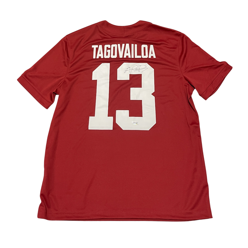 Tua Tagovalioa Signed Auto Alabama Crimson Tide Nike Jersey Beckett BAS COA