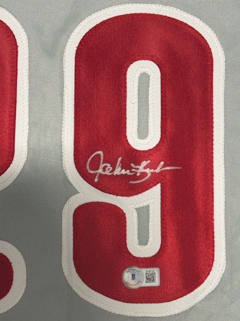 John Kruk Signed Autographed Philadelphia Phillies Custom Jersey Beckett BAS COA