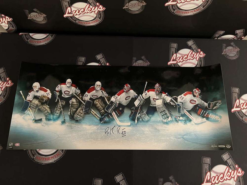 Patrick Roy Signed Auto 36x15 Photo "Art of the Save" 53/100 Upper Deck UDA COA