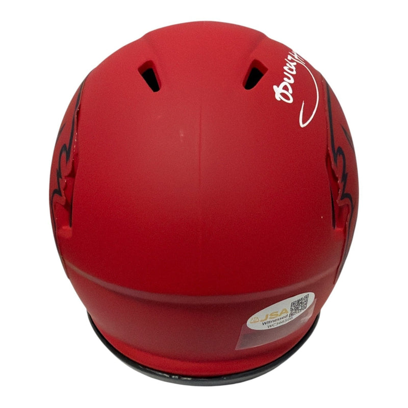 Bucky Irving Signed  Tampa Bay Buccaneers Rave Mini Helmet JSA Witness COA