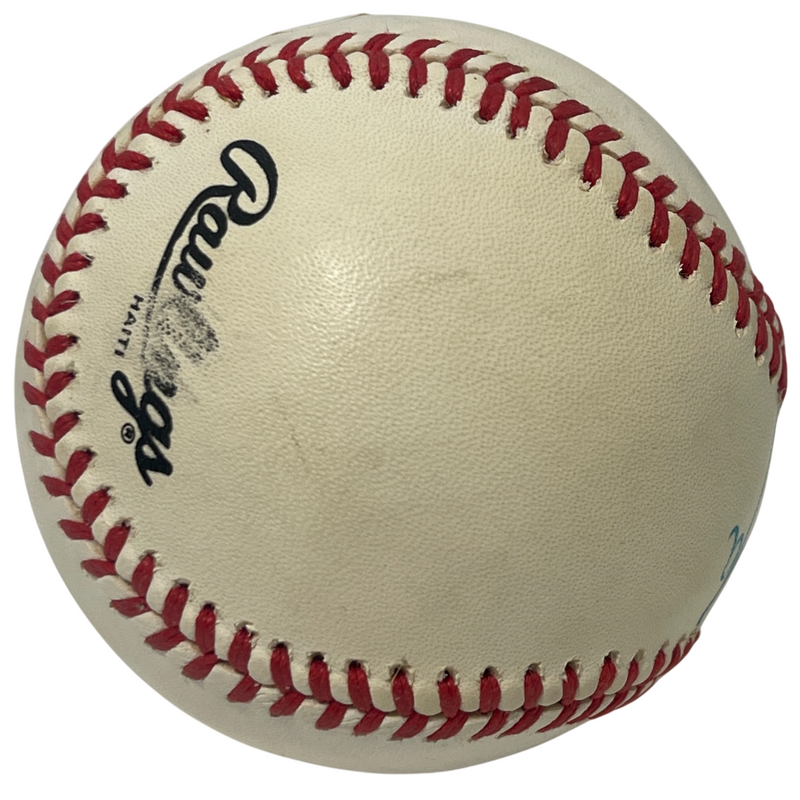 Fernando Valenzuela Signed Rawlings National League Baseball Dodgers JSA COA C