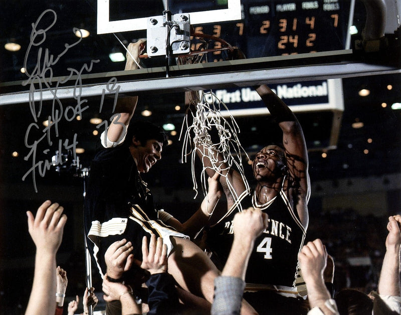 Ernie DiGregorio Signed Buffalo Braves 8x10 Photo CHOF 19 + Final 4 LSCM COA #3