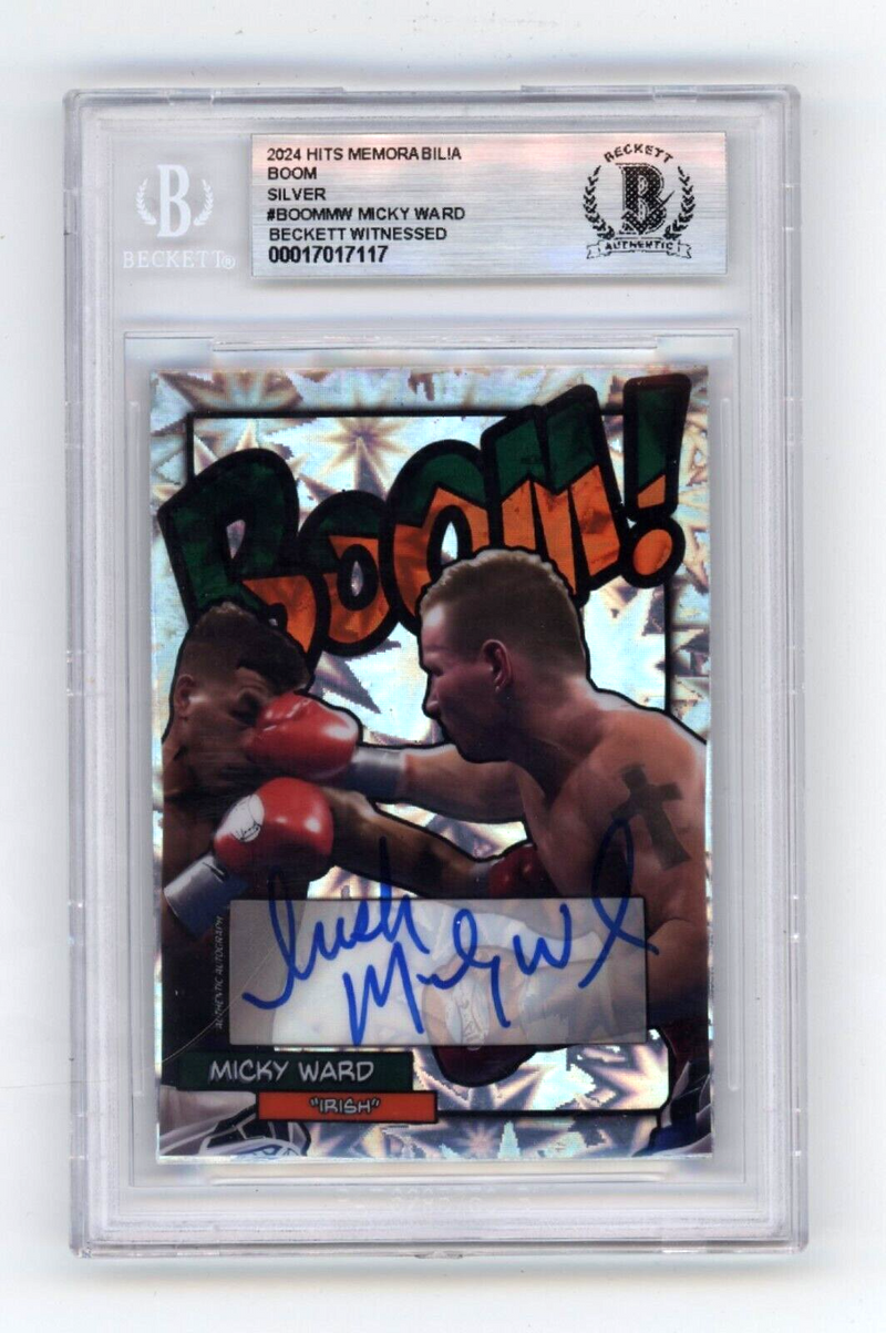 Mickey Ward 2024 Hits Memorabilia BOOM Silver #/20 Signed BGS BAS Auto Irish