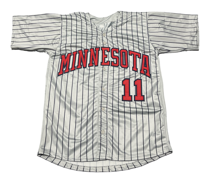 Chuck Knoblauch Signed Minnesota Custom Jersey w/ 91 AL ROY Beckett W BAS COA