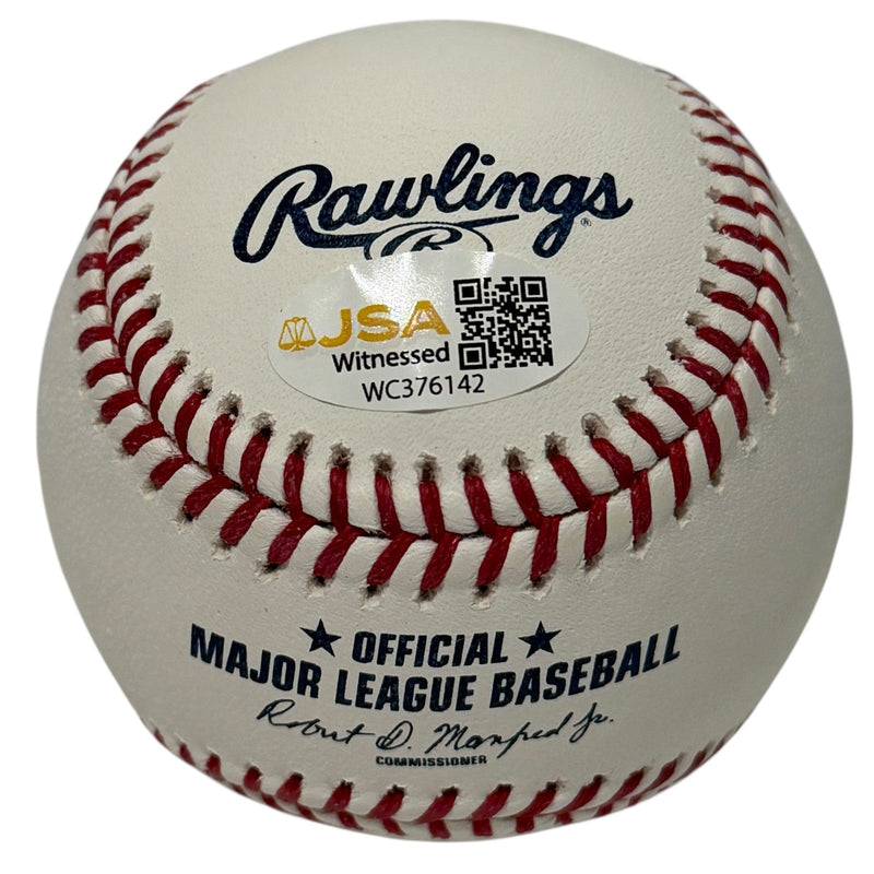 Mitch Voit Signed Autographed ROMLB Baseball w/ 2025 1st Rd Pick JSA Witness COA