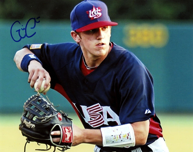 Gavin Cecchini Signed Autographed Team USA 8x10 Photo LSCM COA #5