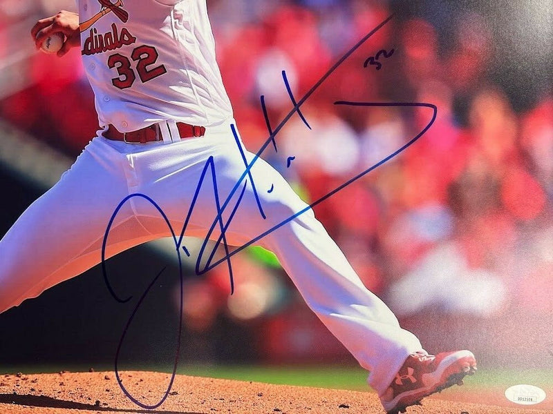 Jack Flaherty Signed Auto Autographed 16x20 Photo JSA COA St. Louis Cardinals