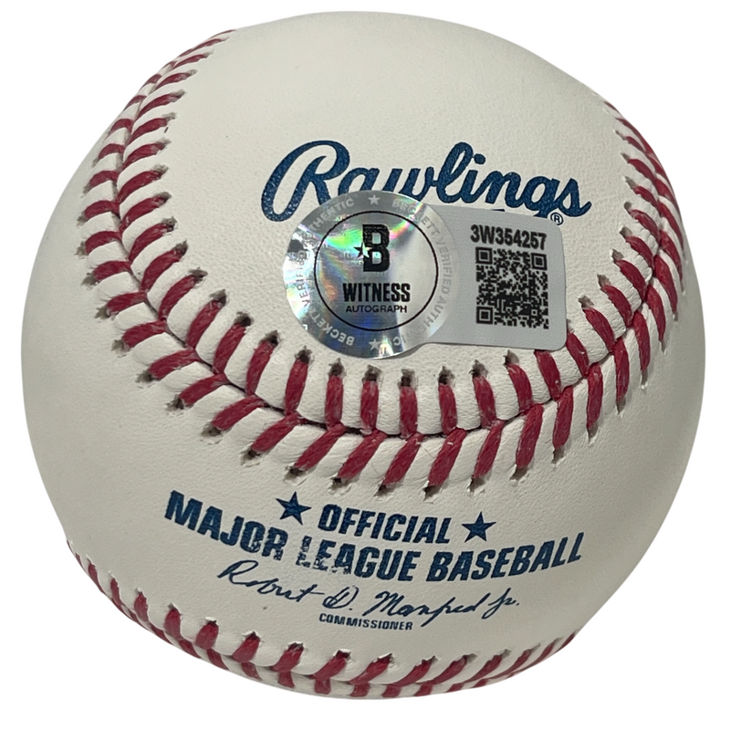 Chili Davis Signed Autographed ROMLB Baseball w/ 3x WSC Beckett Witness BAS COA