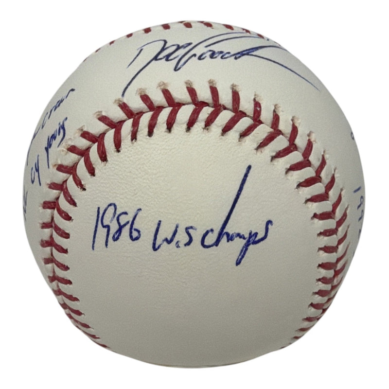 Doc Gooden Signed Autographed ROMLB Baseball w/ 8 Stat Insc JSA Witness COA