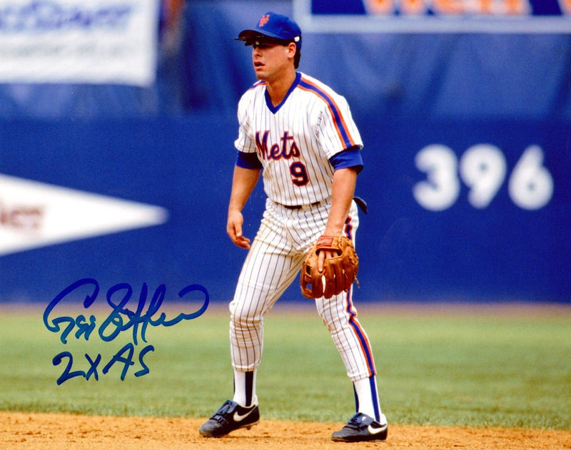 Gregg Jefferies Signed New York Mets 8x10 Photo w/ 2x AS LSCM COA