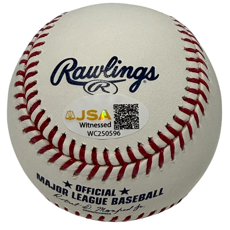 Shane Spencer Signed Autographed ROMLB Baseball w/ 2x Insc JSA WITNESS COA