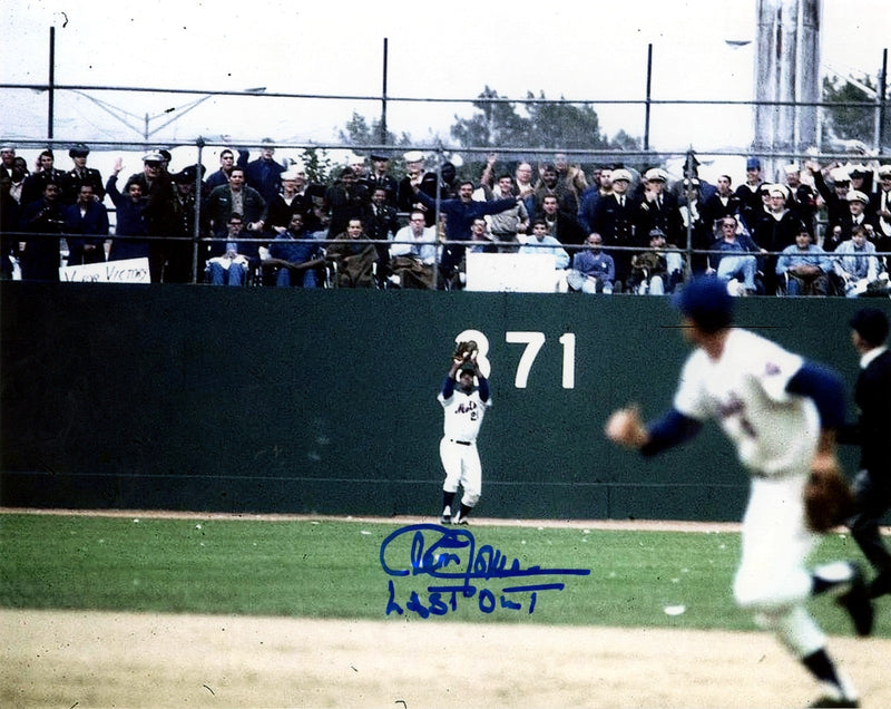 Cleon Jones Signed Autographed New York Mets 8x10 Photo w/ Last Out LSCM COA #2