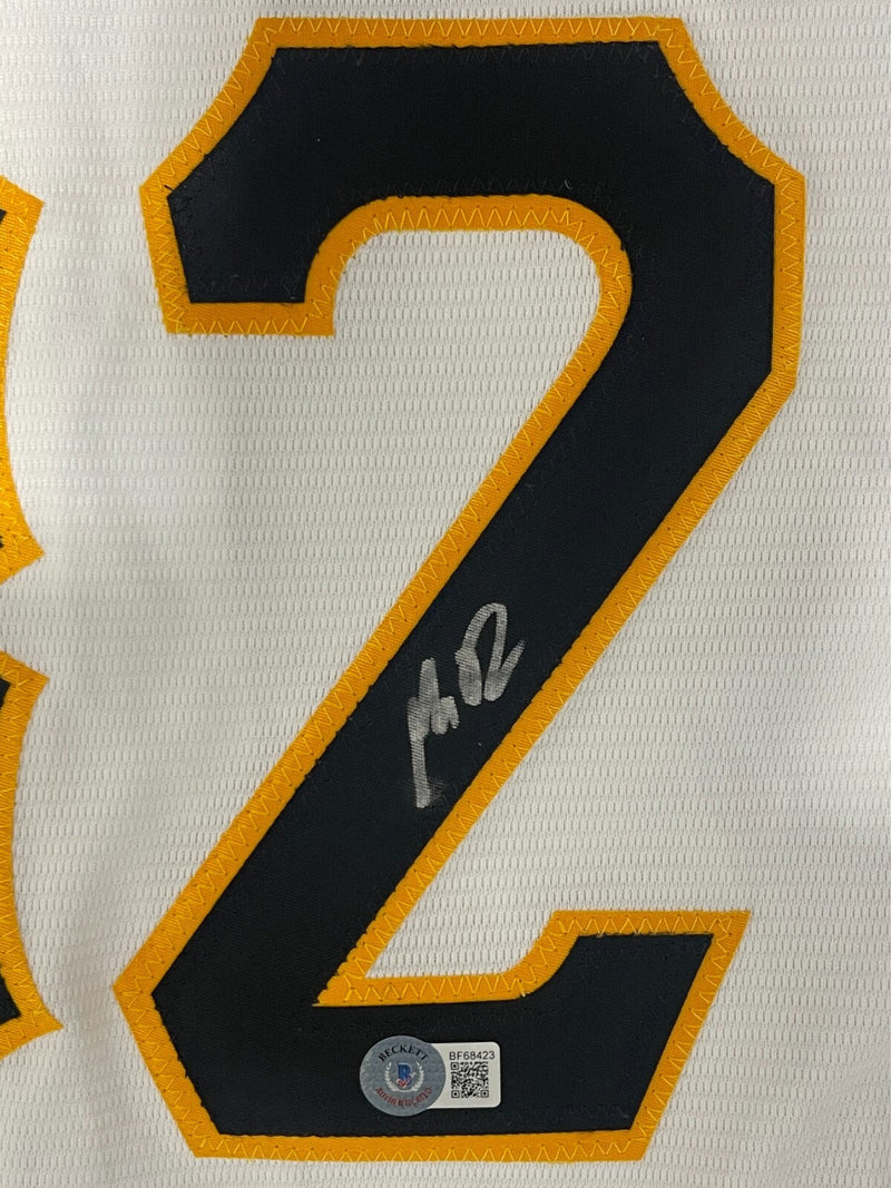 Henry Davis Signed Autographed Pittsburgh Pirates Nike Jersey Beckett BAS COA