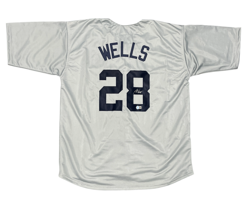 Austin Wells Signed New York Yankees Custom Jersey Beckett Witness BAS COA