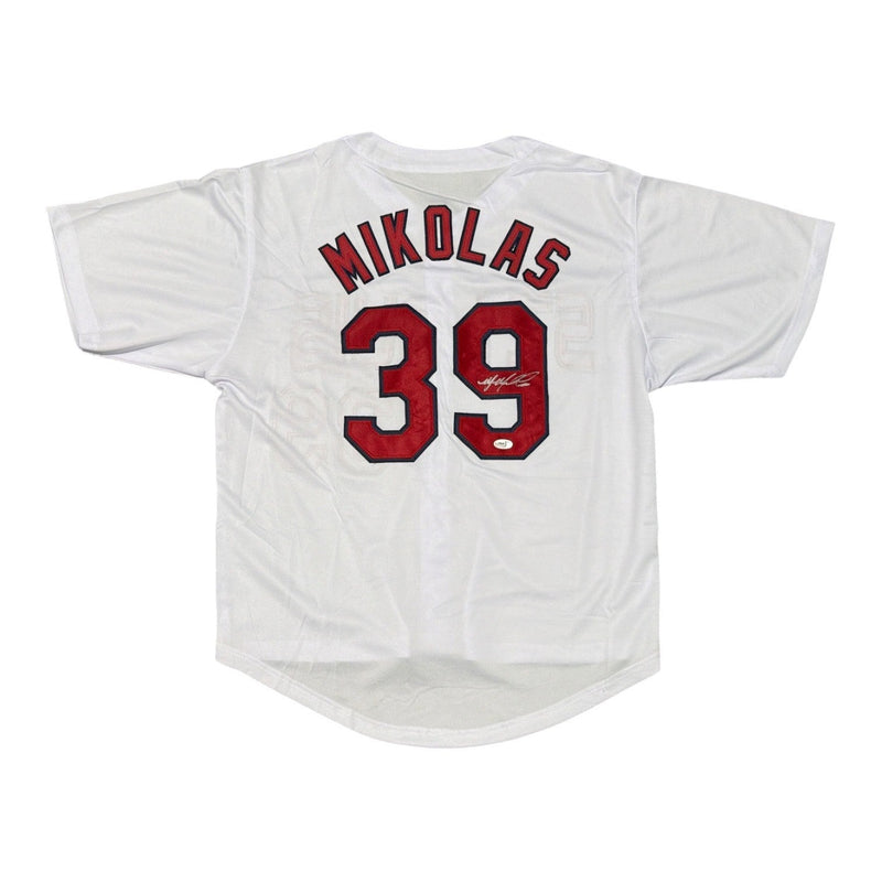 Miles Mikolas Signed Autographed St. Louis Cardinals Custom Jersey JSA COA