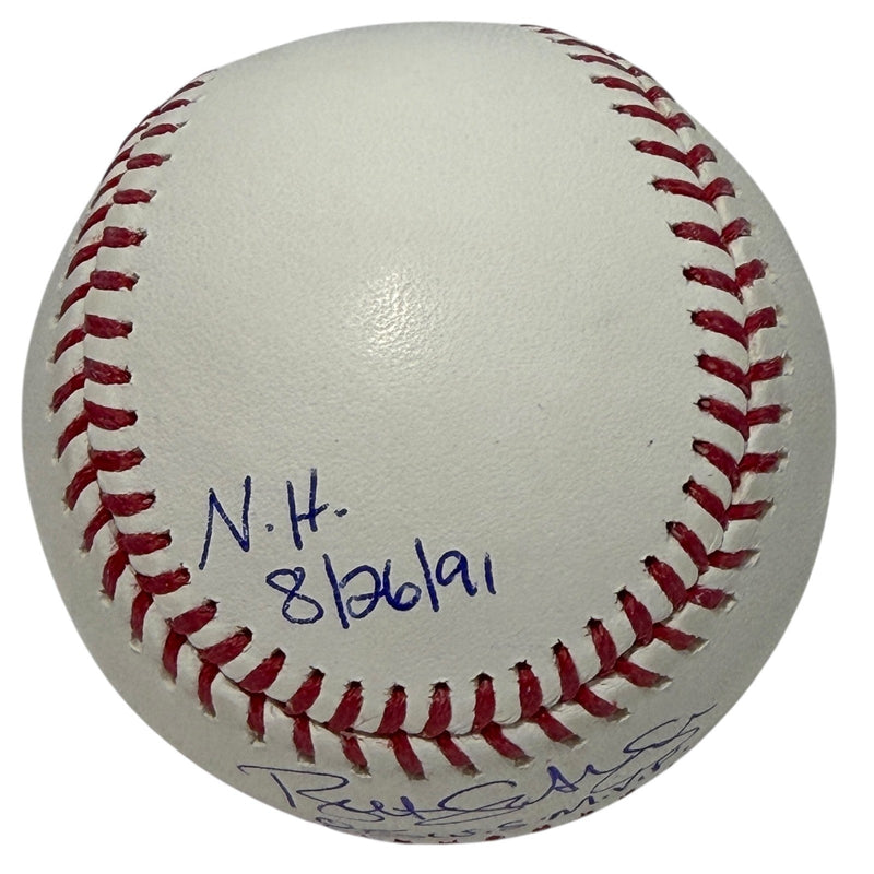 Bret Saberhagen Signed Autographed ROMLB Baseball w/ 3 Insc JSA Witness COA