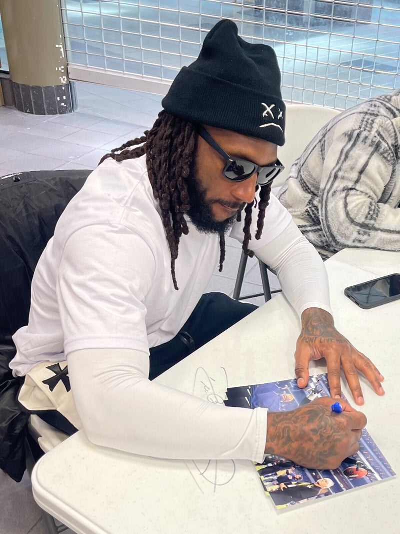 Malik Hooker Signed Dallas Cowboys 8x10 Photo Beckett Witness BAS COA #2
