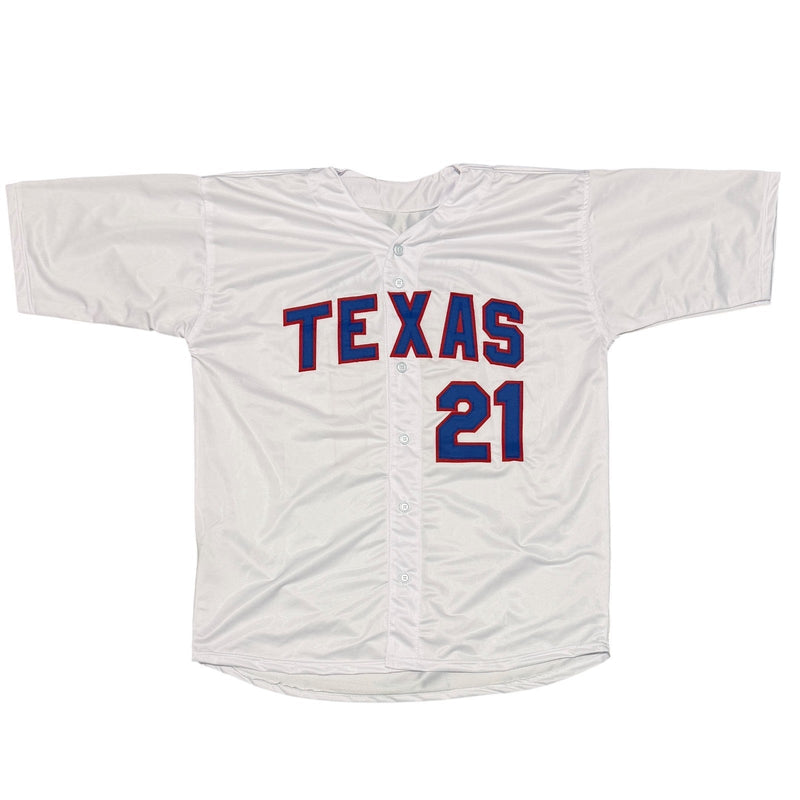 Ruben Sierra Signed Texas Rangers Custom Jersey w/ 4x AS Insc. JSA Witness COA W