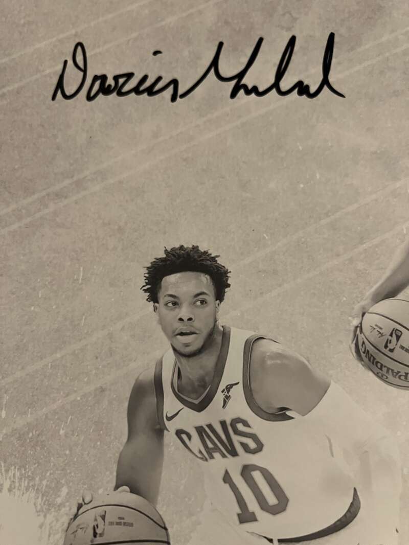 Darius Garland Signed 16x24 Photo On The Rise Upper Deck UDA COA Cavaliers