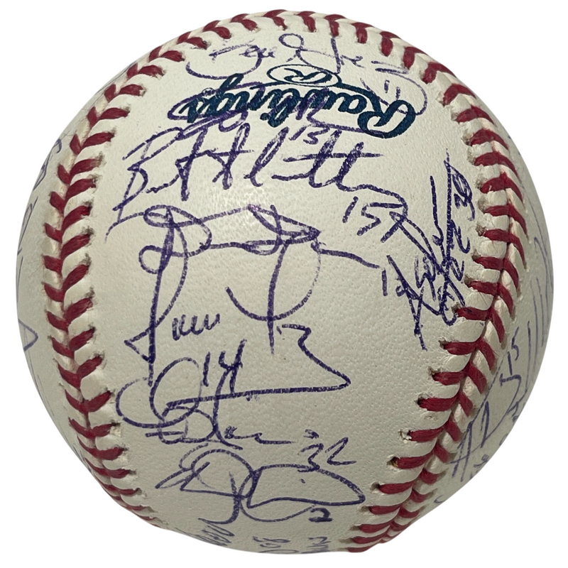2008 Long Island Ducks Team Signed Autographed ROMLB Baseball LSCM COA