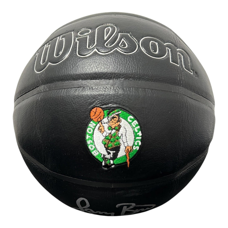 Larry Bird Signed Boston Celtics Premier Black Basketball JSA W COA Bird Holo B