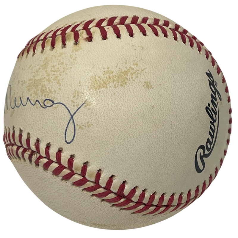 Eddie Murray Signed Rawlings National League Baseball Orioles JSA COA B