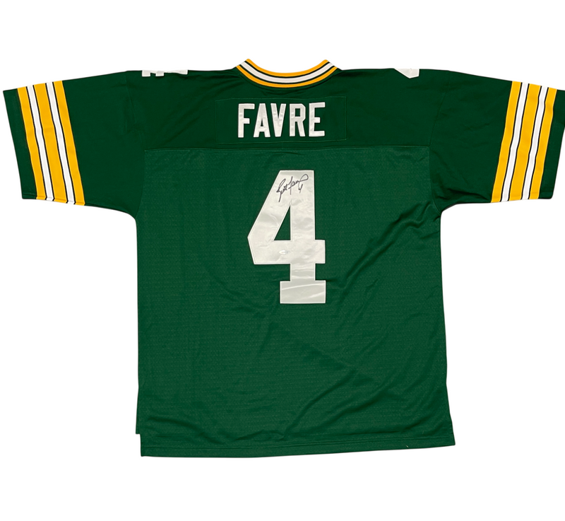 Brett Favre Signed Green Bay Packers Mitchell & Ness Jersey Upper Deck UDA COA