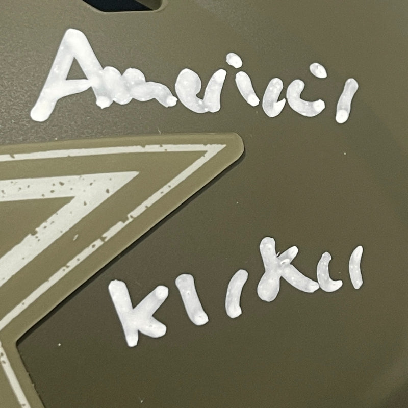 Brandon Aubrey Signed Salute 23 Mini Helmet w/ Americas Kicker Beckett BAS COA