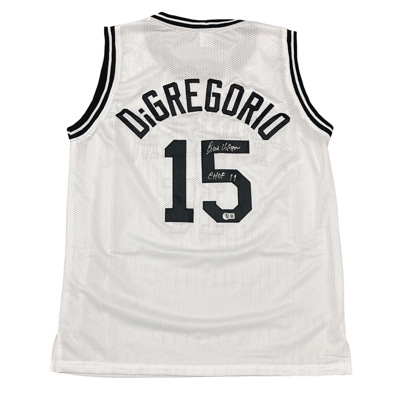 Ernie DiGregorio Signed Providence Custom Jersey w/ C HOF 19 Beckett BAS W COA