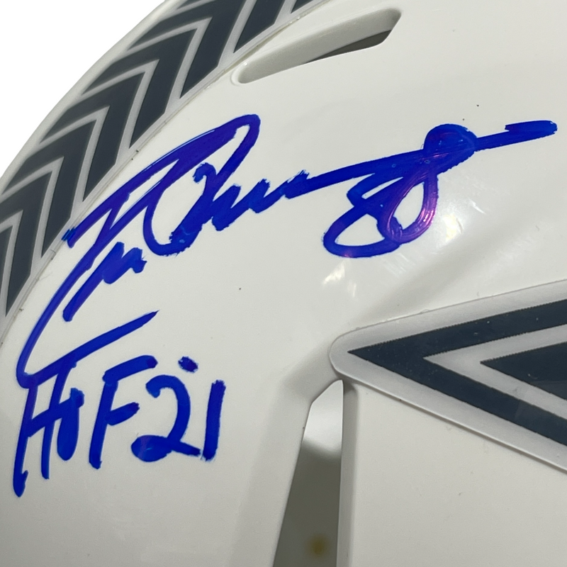 Drew Pearson Signed Cowboys Salute 24 Mini Helmet w/ HOF 21 Beckett Wit BAS COA