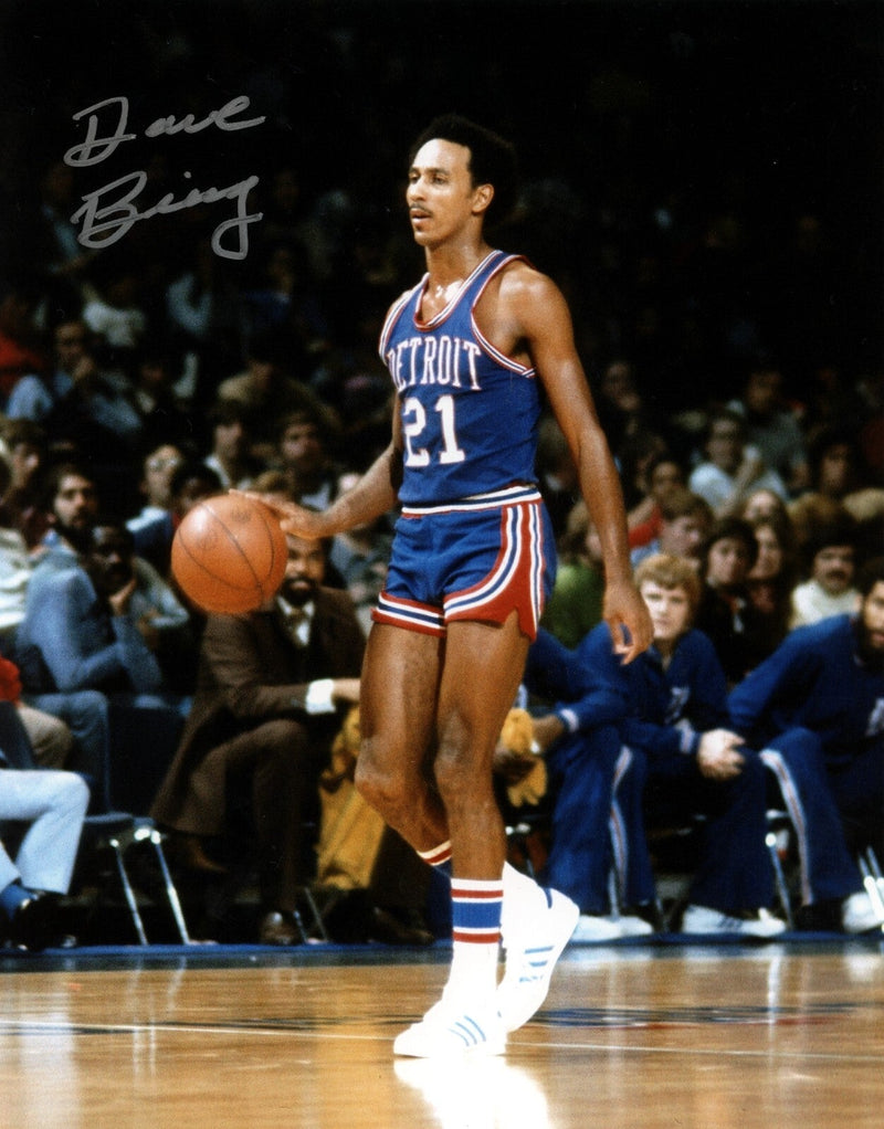 Dave Bing Signed Autographed Detroit Pistons 8x10 Photo LSCM COA #2