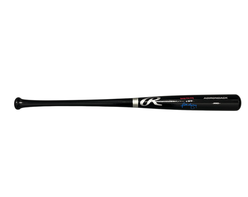 Rick Monday Signed Auto Rawlings Baseball Bat w/ Save the Flag Beckett BAS COA