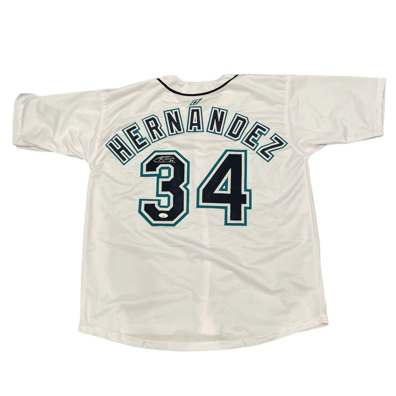 Felix Hernandez Signed Seattle Mariners Custom Jersey JSA COA