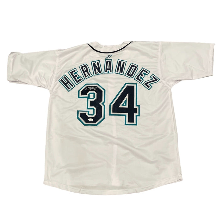 Felix Hernandez Signed Seattle Mariners Custom Jersey JSA COA