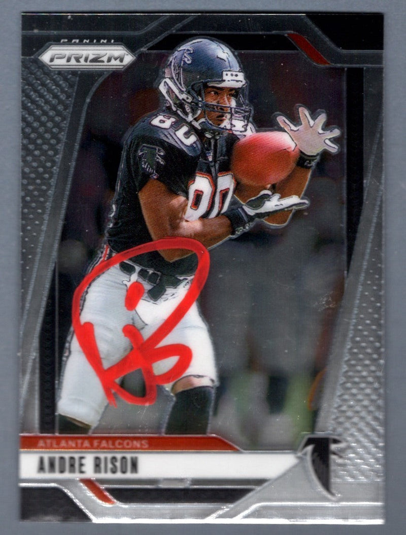Andre Rison Signed 2024 Panini Prizm Football #16 LSCM COA Atlanta Falcons