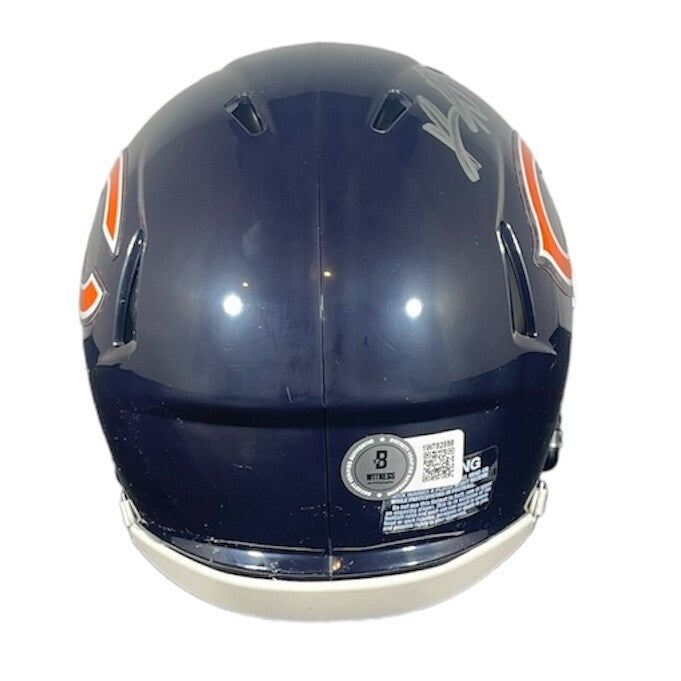 Keenan Allen Signed Chicago Bears Speed Mini Helmet Beckett Witness BAS COA
