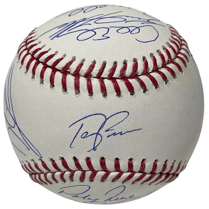 2004 Boston Red Sox Team Signed World Series ROMLB Baseball 11 Sigs BAS COA