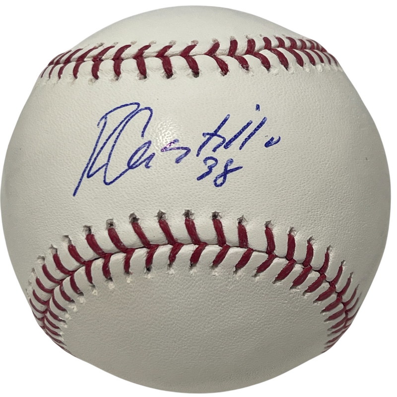 Rusney Castillo Signed Autographed ROMLB Baseball Boston Red Sox LSCM COA B