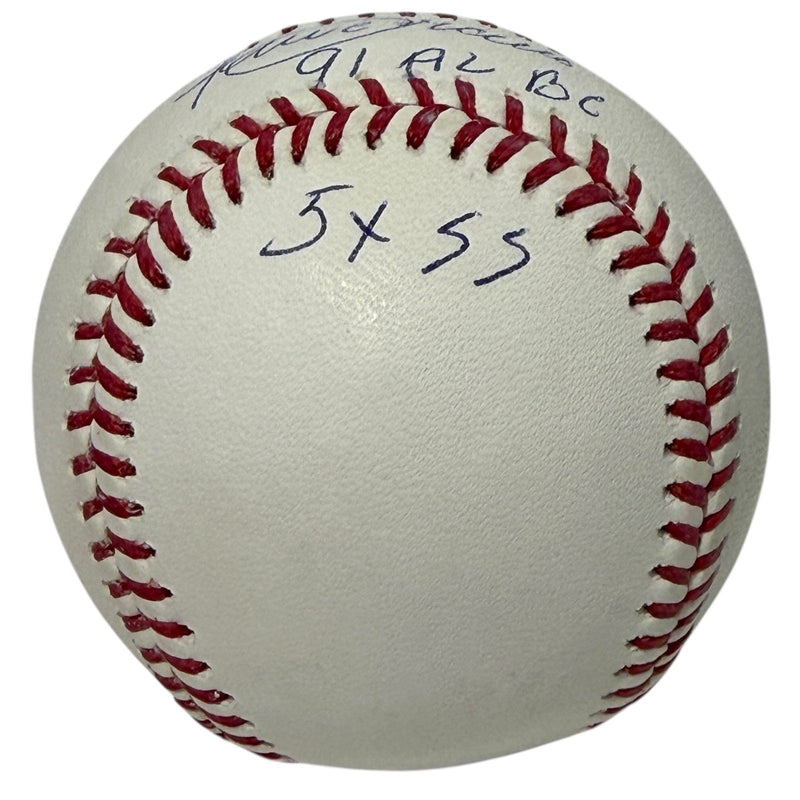 Julio Franco Signed Autographed ROMLB Baseball w/ 3 Insc JSA Witness COA