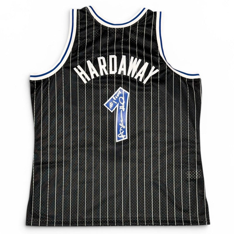 Anfernee Hardaway Signed Magic Mitchell & Ness Jersey w/ #1 Penny JSA COA