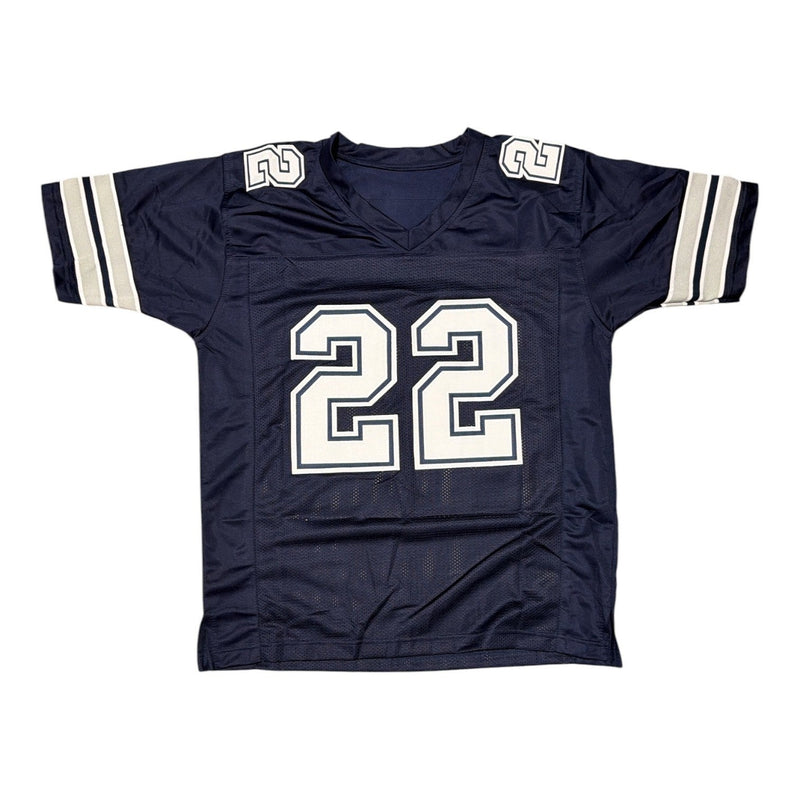 Emmitt Smith Signed Autographed Dallas Cowboys Custom Jersey JSA Witness COA
