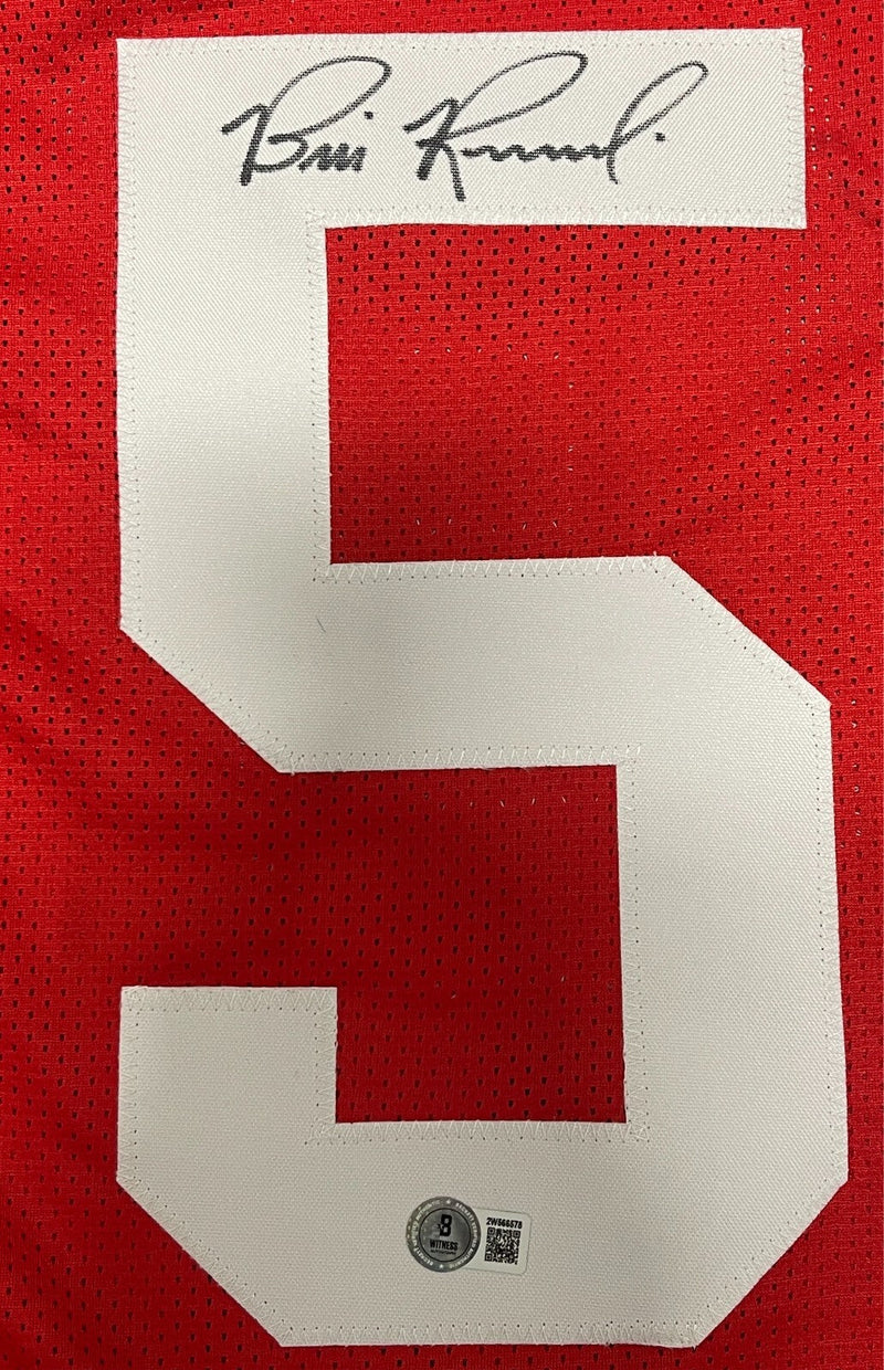 Bill Romanowski Signed San Francisco 49ers Custom Jersey Beckett Witness BAS COA
